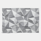 ダイヤモンドパターン-抽象的な多角形 キッチンタオル (横)