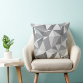 ダイヤモンドパターン-抽象的な多角形 クッション (椅子)