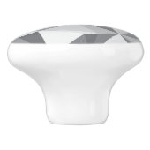 ダイヤモンドパターン-抽象的な多角形 セラミックノブ (側面)