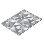 ダイヤモンドパターン-抽象的な多角形 ノートブック (左側)