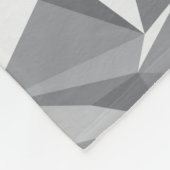 ダイヤモンドパターン-抽象的な多角形 フリースブランケット (角)