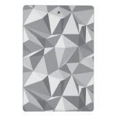 ダイヤモンドパターン-抽象的な多角形 ミニクリップボード (裏面)