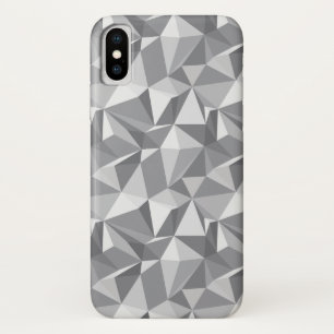 ダイヤモンドパターン-抽象的な多角形 iPhone X ケース