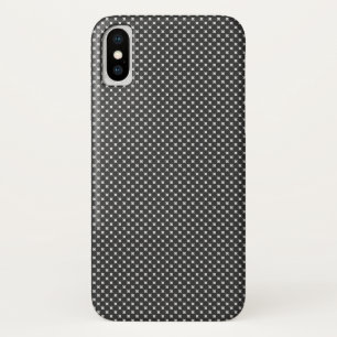 ダイヤモンドパターン(白黒) iPhone X ケース