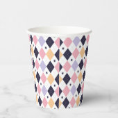ダイヤモンドパープルピンクとスパイダー 紙コップ (右)