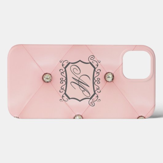 ダイヤモンドピきらきら光るックタフテッドレザーiPad Mini ケース Case-Mate iPhoneケース (裏面 (横))