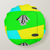 ダイヤモンドピロー ラウンドクッション (裏面)