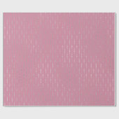 ダイヤモンドピンクストライプシルバーのドットがVipをドロップ ラッピングペーパー (フラット)