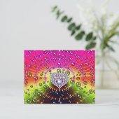 ダイヤモンドフラクタル ポストカード (スタンド正面)