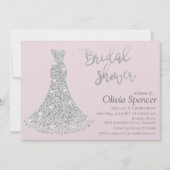 ダイヤモンドブライダルシャワーへの招待 招待状 (正面)