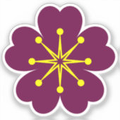 ダイヤモンドプライドカスタムカットビニールステッカー シール (正面)