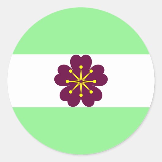 ダイヤモンドプライドラウンドステッカーシート（20カウント） ラウンドシール (正面)