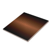 ダイヤモンドプレートのルックパターン黒から銅フェード タイル (側面)