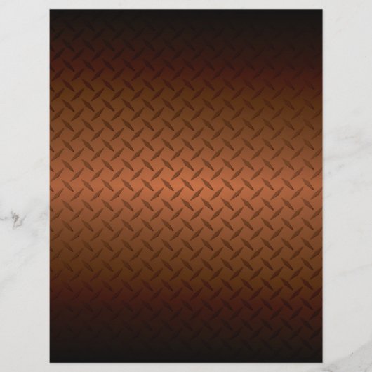 ダイヤモンドプレートのルックパターン黒から銅フェード チラシ (正面)