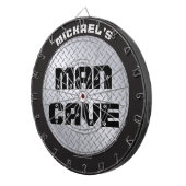 ダイヤモンドプレート工業用マンケーブダートボード ダーツボード (正面右)