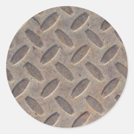 ダイヤモンドプレート鋼床 ラウンドシール (正面)