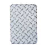 ダイヤモンドプレート鋼 バスマット (正面縦)