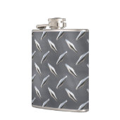 ダイヤモンドプレート3包まれたフラスコ フラスク (左)