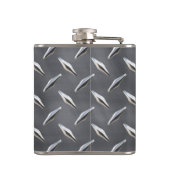 ダイヤモンドプレート3包まれたフラスコ フラスク (裏面)