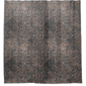 ダイヤモンドプレート5A-5Bイメージオプションシャワーカーテン シャワーカーテン (正面)