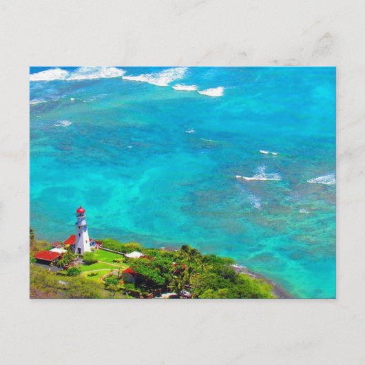 ダイヤモンドヘッドブルーライトハウス ポストカード (正面)