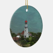 ダイヤモンドヘッドライトハウス セラミックオーナメント (右)