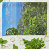 ダイヤモンドヘッド キッチンタオル (折り畳み)