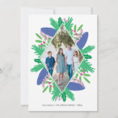 ダイヤモンドホリデーウッドランドクリスマスフォト数々のー シーズンカード (正面)