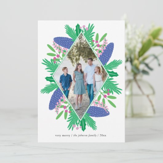 ダイヤモンドホリデーウッドランドクリスマスフォト数々のー シーズンカード (スタンド正面)