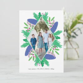 ダイヤモンドホリデーウッドランドクリスマスフォト数々のー シーズンカード