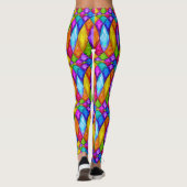 ダイヤモンドポップ・アートのファッションレギンス レギンス (裏面)