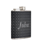 ダイヤモンドメタルプレートフラスコ フラスク (右)