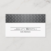 ダイヤモンドメッキスチールメタリック 名刺 (正面)