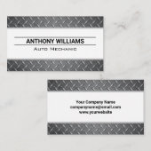 ダイヤモンドメッキ鋼 名刺 (正面/裏面)