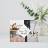 ダイヤモンドモダンフォトコラージュ数々のの保存 ポストカード (スタンド正面)