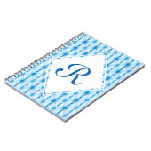 ダイヤモンドモノグラム ノートブック (左側)