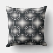 ダイヤモンドライトワイヤーフレームパターン装飾用クッション クッション (裏面)