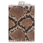 ダイヤモンドラトルズナケのスネークスキン フラスク (裏面)
