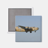 ダイヤモンドリルB-24爆撃機、オシュコシュに着陸 マグネット (正面/裏面)