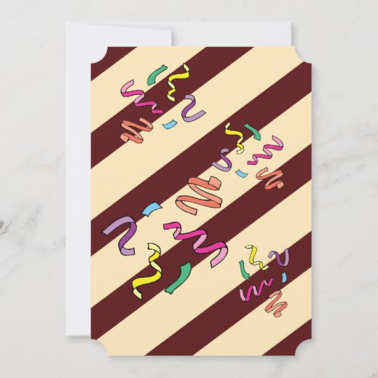 ダイヤモンドリングや輪ブルガンディシルバーグラマーブライダルシャワー 招待状 (裏面)