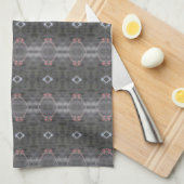 ダイヤモンドリングや輪プリント キッチンタオル (四つ折り)