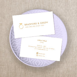 ダイヤモンドリングや輪素晴らし宝石店 名刺