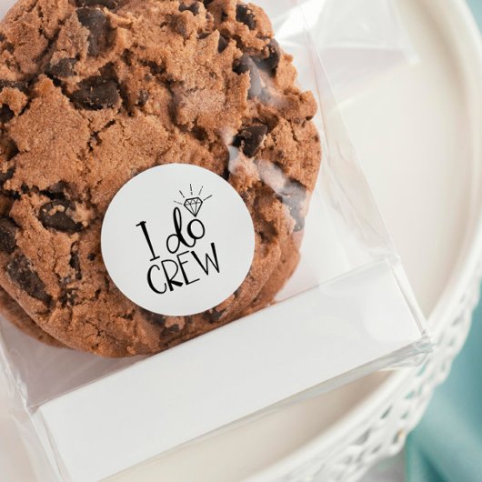 ダイヤモンドリングや輪I Do Crew 結婚's ラウンドシール