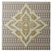 ダイヤモンドレンズ付きパターン・大・タイル タイル (正面)