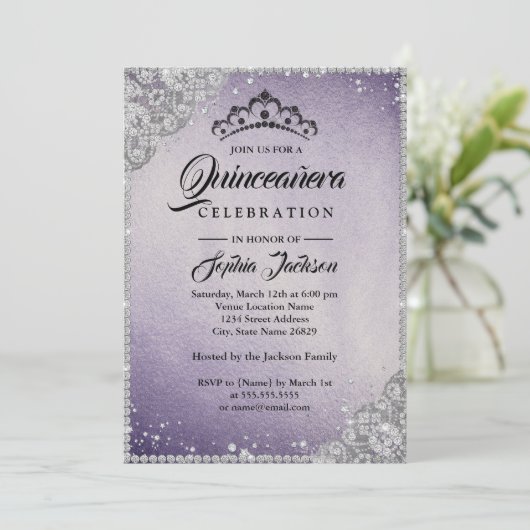 ダイヤモンドレーススパープルパープルキンセアニェラ 招待状 (スタンド正面)