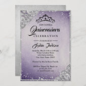 ダイヤモンドレーススパープルパープルキンセアニェラ 招待状 (正面/裏面)