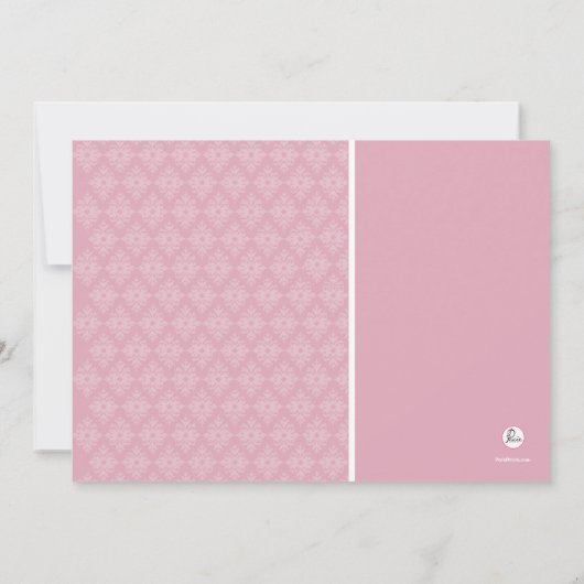 ダイヤモンドレースフォト招待状 招待状 (裏面)