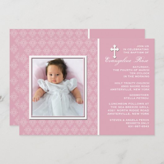 ダイヤモンドレースフォト招待状 招待状 (正面/裏面)