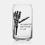 ダイヤモンド付きスケルトンハンドリングや輪 ガラス缶 (正面)