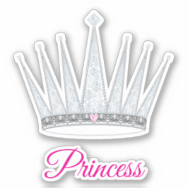 ダイヤモンド付きフェイククラウン シール